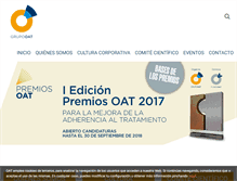 Tablet Screenshot of oatobservatorio.com